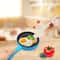 Nonstick Electric Skillet Round Blue Mini Frying Pan Small Electric Skillet 2