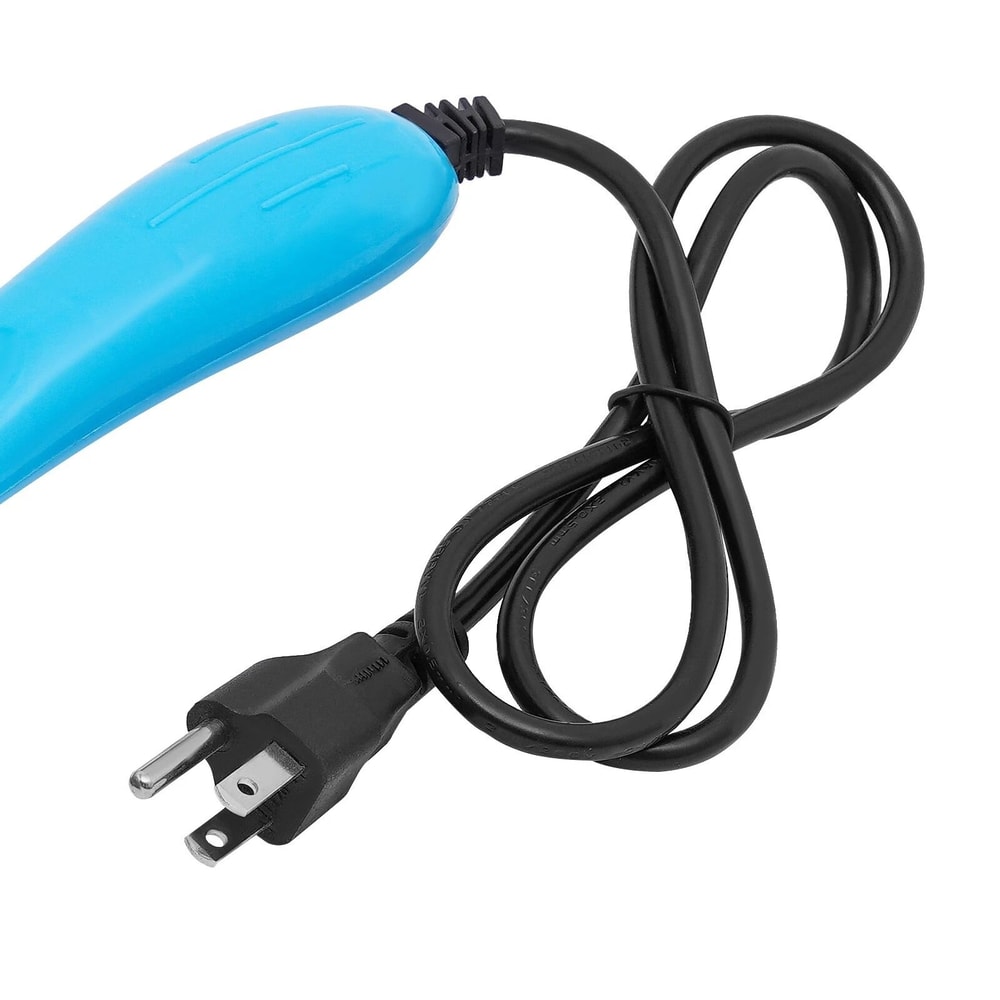 Nonstick Electric Skillet Round Blue Mini Frying Pan Small Electric Skillet 7