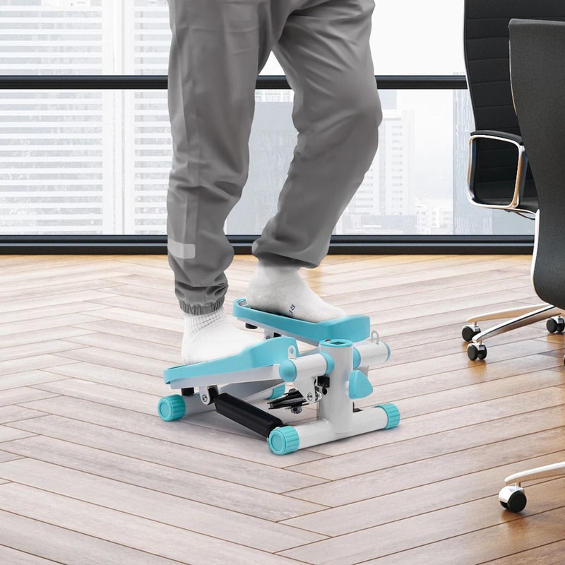 Exercise Mini Stair Stepper With Twister And Resistance Bands Fitness Machine 5