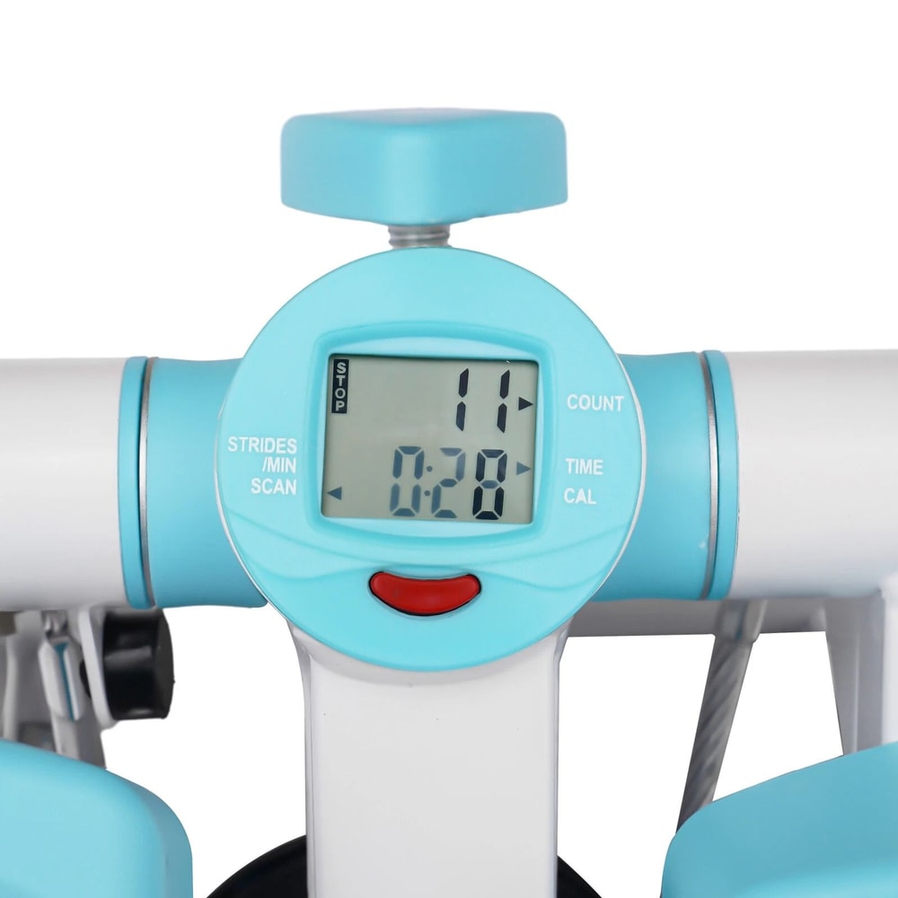 Exercise Mini Stair Stepper With Twister And Resistance Bands Fitness Machine 13