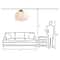Flush Mount Pendant Lamp Modern Ceiling Light Drum Shade Chandelier 4