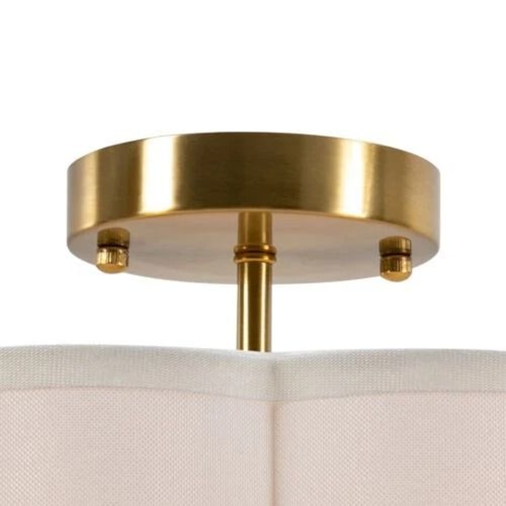 Flush Mount Pendant Lamp Modern Ceiling Light Drum Shade Chandelier 5