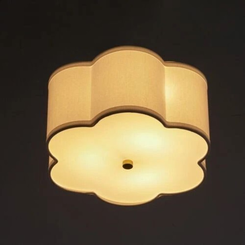 Flush Mount Pendant Lamp Modern Ceiling Light Drum Shade Chandelier 7