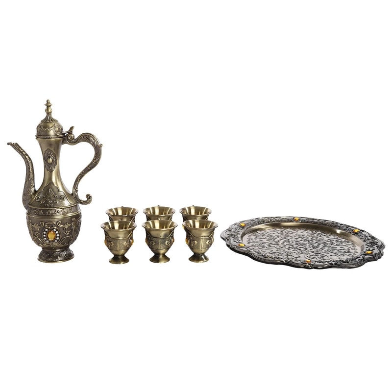 Vintage Tea Pot Set With Elegant Tea Set 13