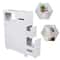 Narrow Cupboard Shelf Slim Bathroom Storage Floor Standing Toilet White 3
