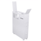 Narrow Cupboard Shelf Slim Bathroom Storage Floor Standing Toilet White 9