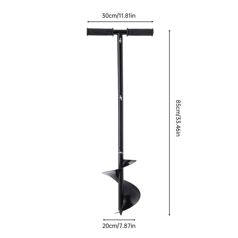 Hand Digger Post Hole Auger Soil Borer For Fence Installation 8