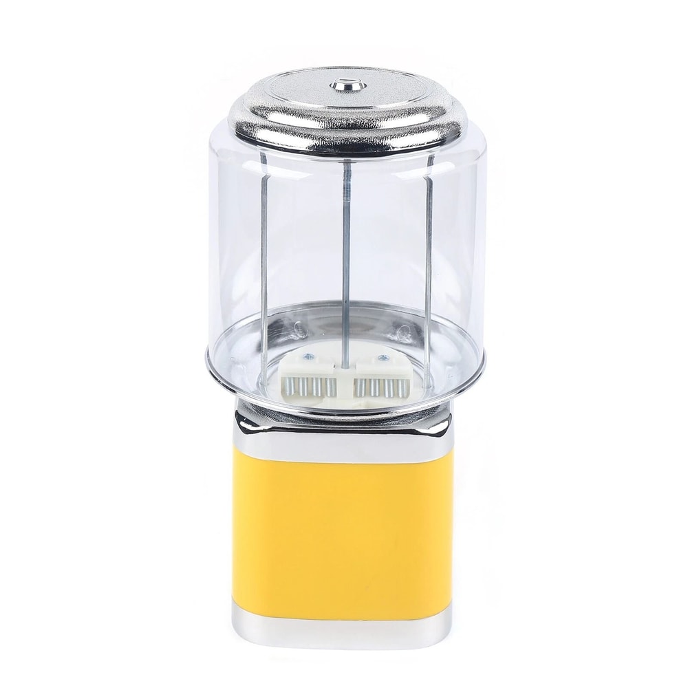 Yellow Candy Vending Machine Bulk Gumball Nut Dispenser Treat Station 4