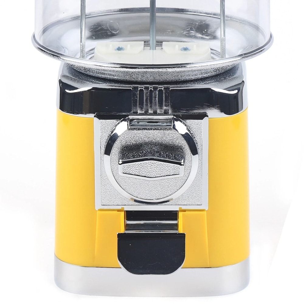 Yellow Candy Vending Machine Bulk Gumball Nut Dispenser Treat Station 6