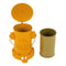 Pedal Trash Can For IndoorOutdoor Use Retro Fire Hydrant Design Yellow 9