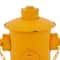 Pedal Trash Can For IndoorOutdoor Use Retro Fire Hydrant Design Yellow 3