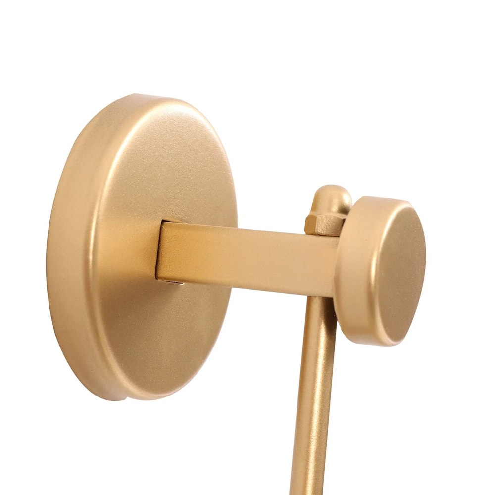 Hollow Design WallMounted Clock With Pendulum Gold Gift 10