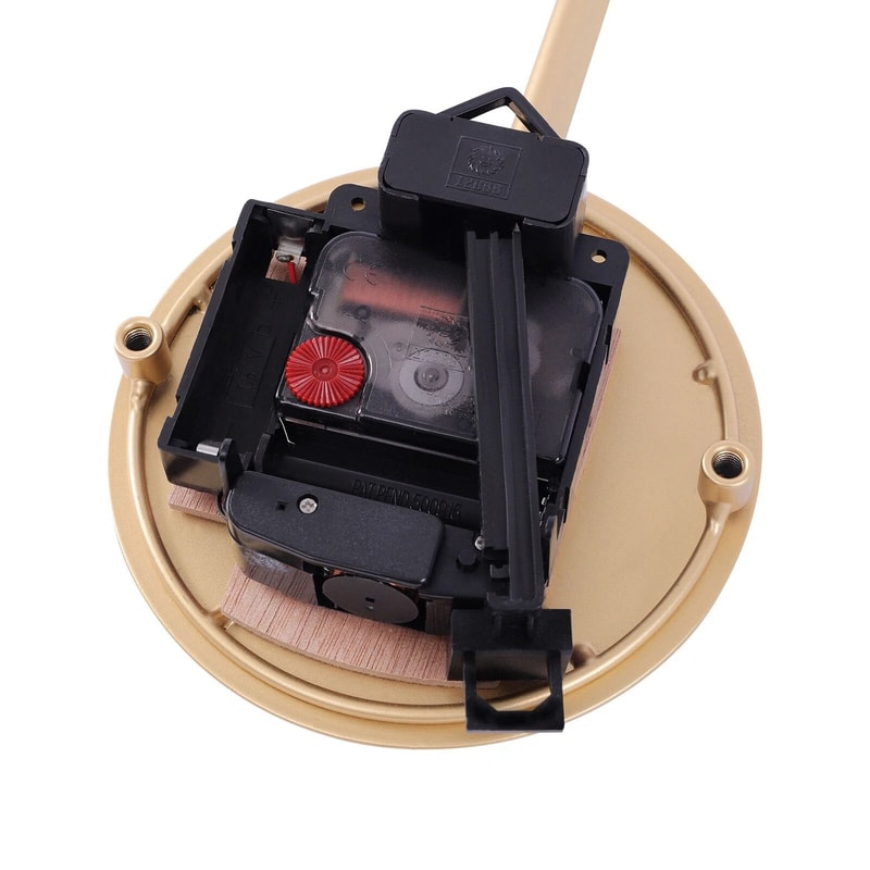 Hollow Design WallMounted Clock With Pendulum Gold Gift 6