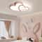 Flush Mount Pendant Lamp Modern Heart Shape LED Ceiling Light Chandelier Fixture 0