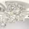 Crystal Flower Shaped Chandelier Lamp Fixture Modern Acrylic LED Ceiling Light 2