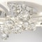Crystal Flower Shaped Chandelier Lamp Fixture Modern Acrylic LED Ceiling Light 2