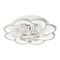 Crystal Flower Shaped Chandelier Lamp Fixture Modern Acrylic LED Ceiling Light 7