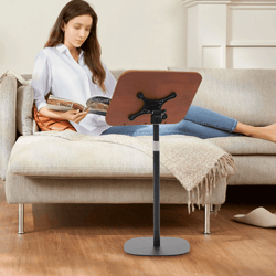 multifunction wooden music stand, adjustable wood book stand for home & office