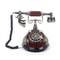 Retro Old Fashion Telephone Vintage Rotary Dial Phone Working Classic Telephone 9