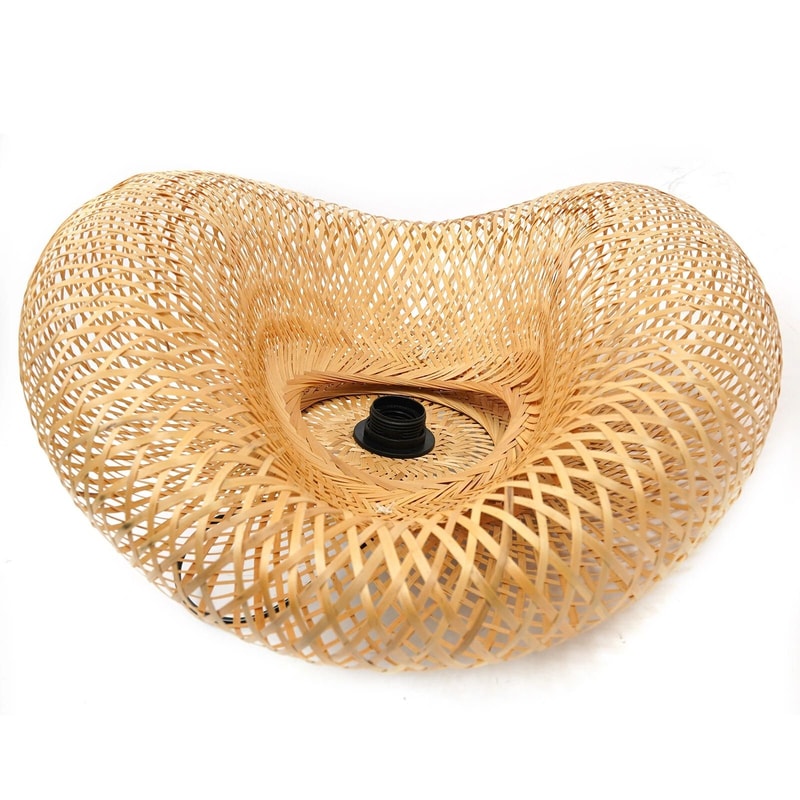 NEW Creative Bamboo Rattan Pendant Light Hollow Woven Ceiling Light 4