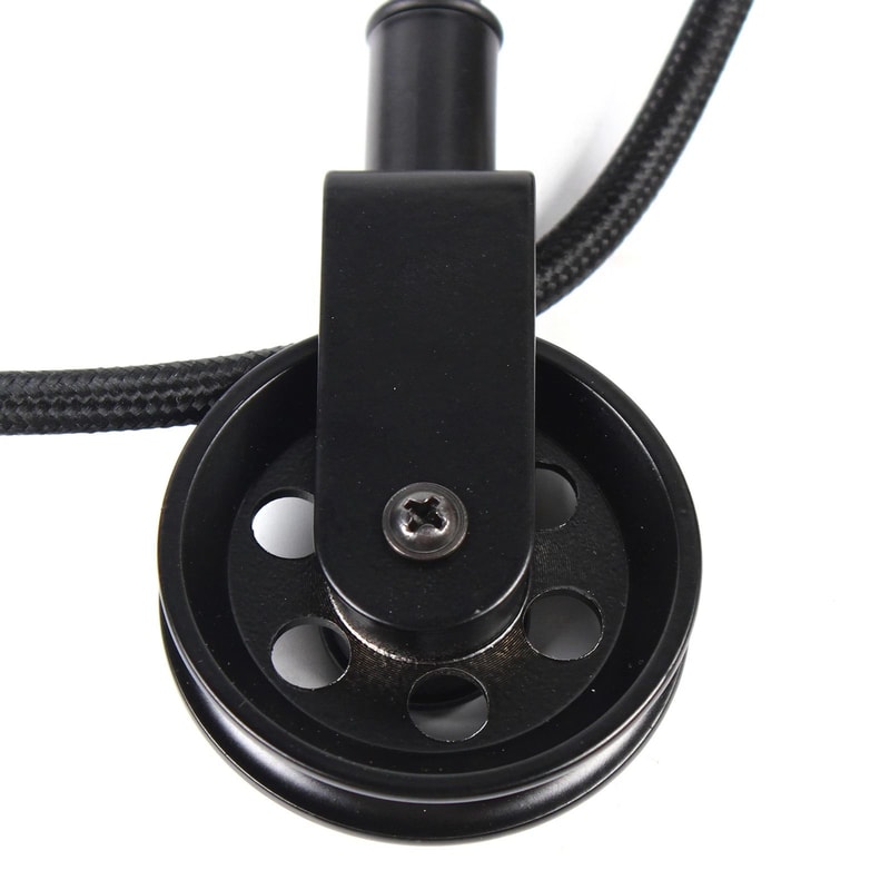 Pulley Metal Wall Fixture Vintage Industrial Gooseneck Wall Light Lamp 9