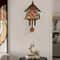 Elegant Vintage Cuckoo Wall Clock With Black Forest Design And Singing Feature 0