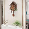 Elegant Vintage Cuckoo Wall Clock With Black Forest Design And Singing Feature 4