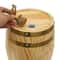 Wine Barrel With Faucet On Decorative Pine Wood Stand For Whiskey Wine 4