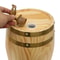 Wine Barrel With Faucet On Decorative Pine Wood Stand For Whiskey Wine 4