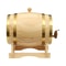 Wine Barrel With Faucet On Decorative Pine Wood Stand For Whiskey Wine 12