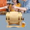 Wine Barrel With Faucet On Decorative Pine Wood Stand For Whiskey Wine 6