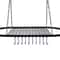 Oval Pot And Pan Rack For Ceiling Wall Mounted Storage With Hooks 8