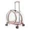 Rolling Wheels Pet Carrier Transparent Fully Breathable For Traveling 6