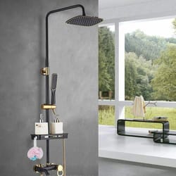 rain shower head combo, function exposed shower faucet system