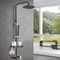 Rain Shower Head Combo Function Exposed Shower Faucet System 0