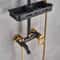 Rain Shower Head Combo Function Exposed Shower Faucet System 8