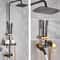 Rain Shower Head Combo Function Exposed Shower Faucet System 12