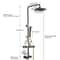 Rain Shower Head Combo Function Exposed Shower Faucet System 14