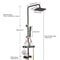 Rain Shower Head Combo Function Exposed Shower Faucet System 14