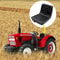 Black Tractor Seat With Brackets For Mower Dumper Digger Universal Compact Fit 0