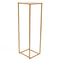 Elegant Gold Wedding Flower Stand Set Plating Floral Decor Vase Floor Column Stand 5