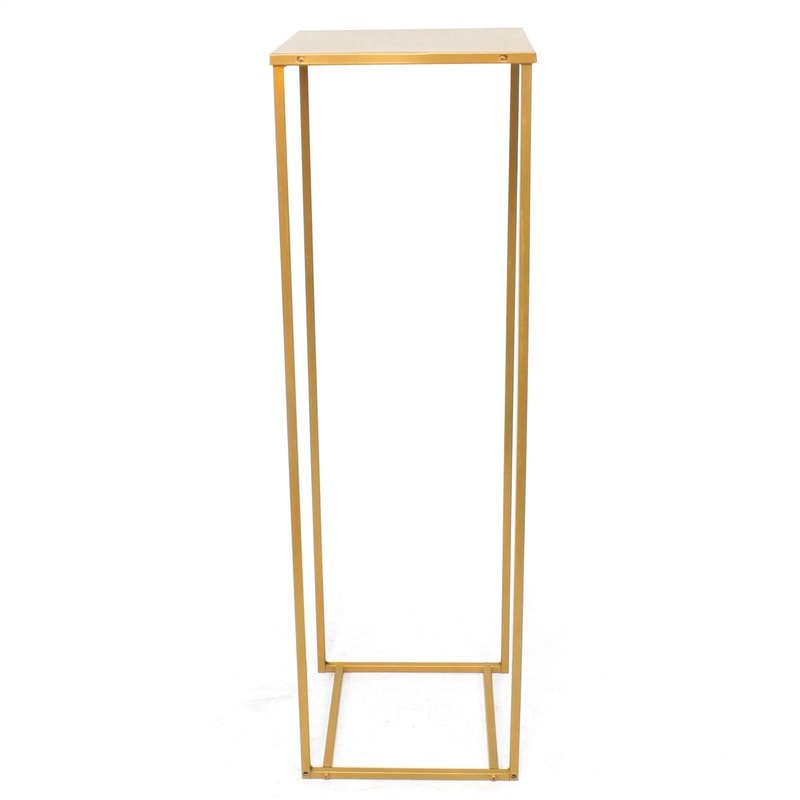 Elegant Gold Wedding Flower Stand Set Plating Floral Decor Vase Floor Column Stand 2