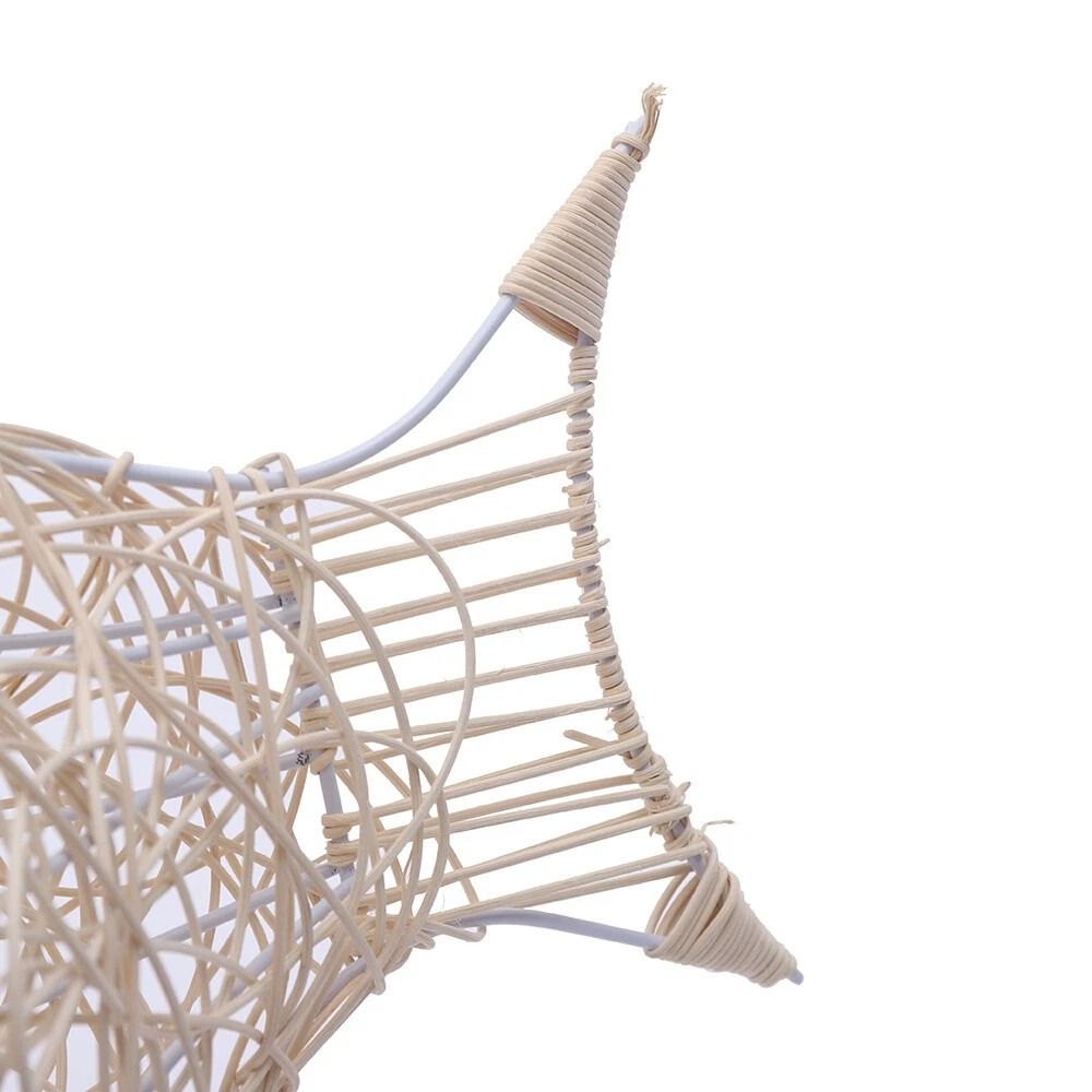 Fish Shape Lantern Chandelier Rattan Chandelier Hanging Ceiling Lamp 1