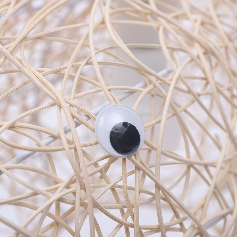 Fish Shape Lantern Chandelier Rattan Chandelier Hanging Ceiling Lamp 5