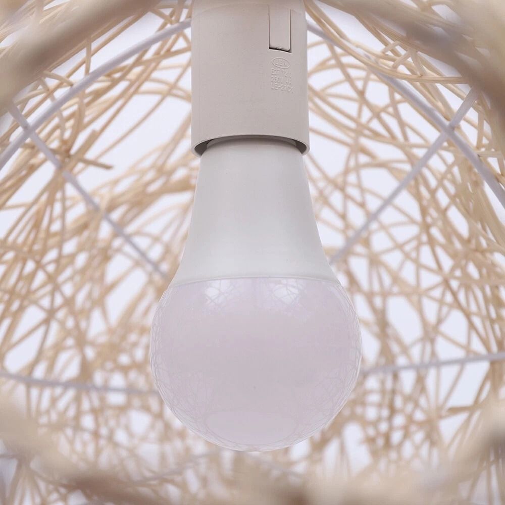 Fish Shape Lantern Chandelier Rattan Chandelier Hanging Ceiling Lamp 6