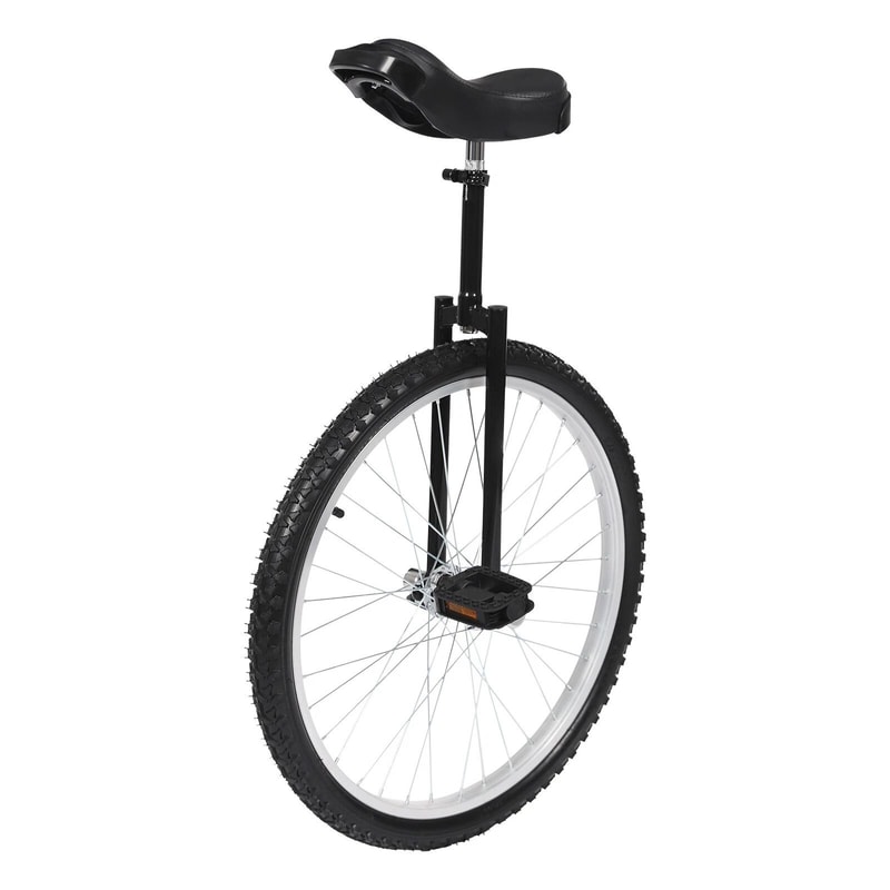 Adjustable Height Ride Bike Unicycle Steel Frame Bicycle For Unisex Adults 6