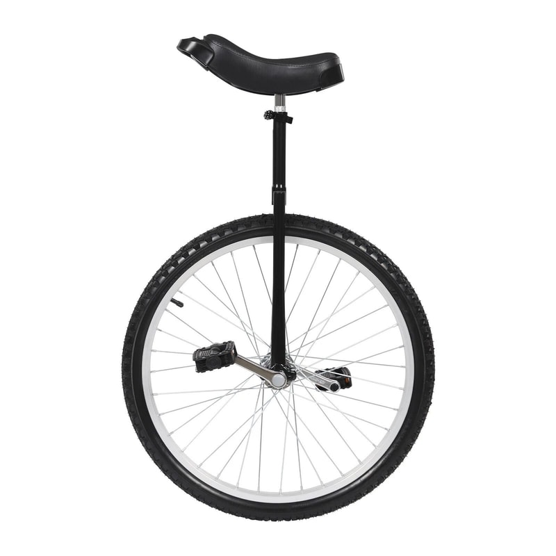 Adjustable Height Ride Bike Unicycle Steel Frame Bicycle For Unisex Adults 8
