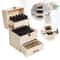 Wooden 3 Tiers Essential Oil Container Organizer Display Case 5