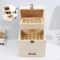 Wooden 3 Tiers Essential Oil Container Organizer Display Case 7