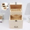 Wooden 3 Tiers Essential Oil Container Organizer Display Case 7